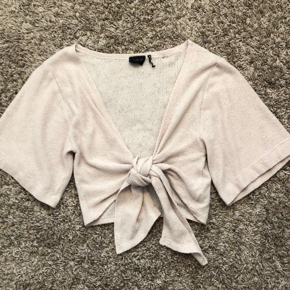 Urban outfitters knitted crop top